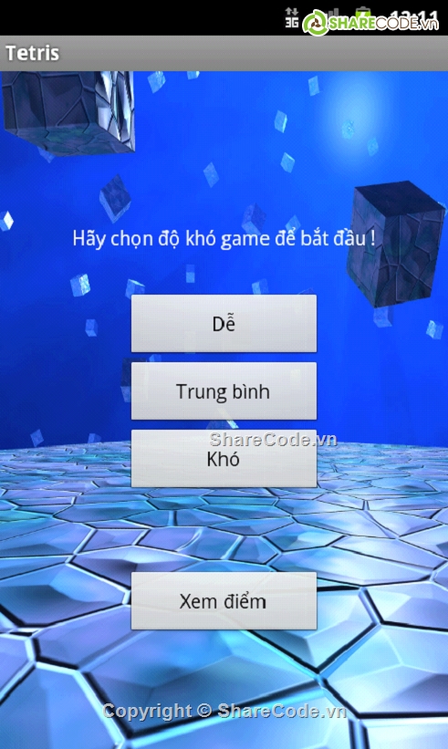 Đồ án,Tetris,đồ án tốt nghiệp,ứng dụng android,Đồ án Java